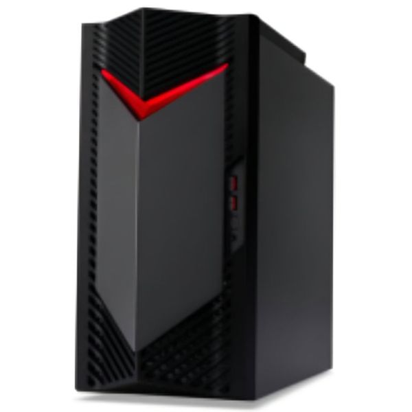 Acer Nitro 50 (N50-660) Intel Core Ultra 7 265F 32 GB DDR5-SDRAM 1 TB SSD NVIDIA GeForce RTX 5060 Windows 11 Home Desktop PC Zwart, Rood (DG.E4FEG.006)