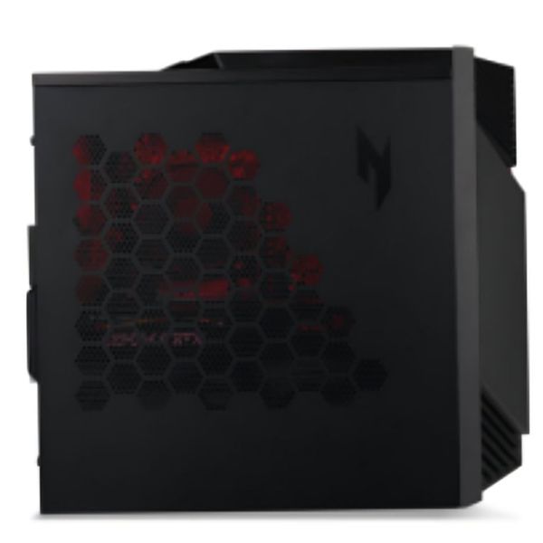 Acer Nitro 50 (N50-660) Intel Core Ultra 7 265F 32 GB DDR5-SDRAM 1 TB SSD NVIDIA GeForce RTX 5060 Windows 11 Home Desktop PC Zwart, Rood (DG.E4FEG.006)