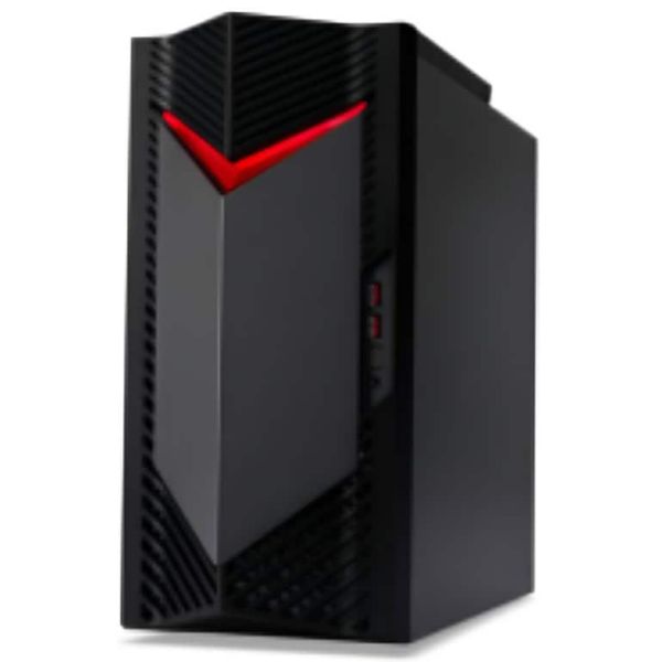 Acer Nitro 50 (N50-660) Intel Core Ultra 7 265F 32 GB DDR5-SDRAM 1 TB SSD NVIDIA GeForce RTX 5060 Windows 11 Home Desktop PC Zwart, Rood (DG.E4FEG.006)