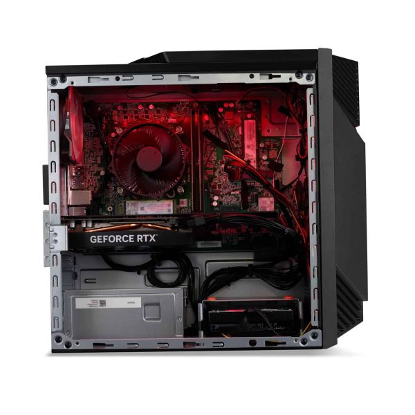 Acer Nitro 50 (N50-660) Intel Core Ultra 7 265F 32 GB DDR5-SDRAM 1 TB SSD NVIDIA GeForce RTX 5060 Windows 11 Home Desktop PC Zwart, Rood (DG.E4FEG.006)