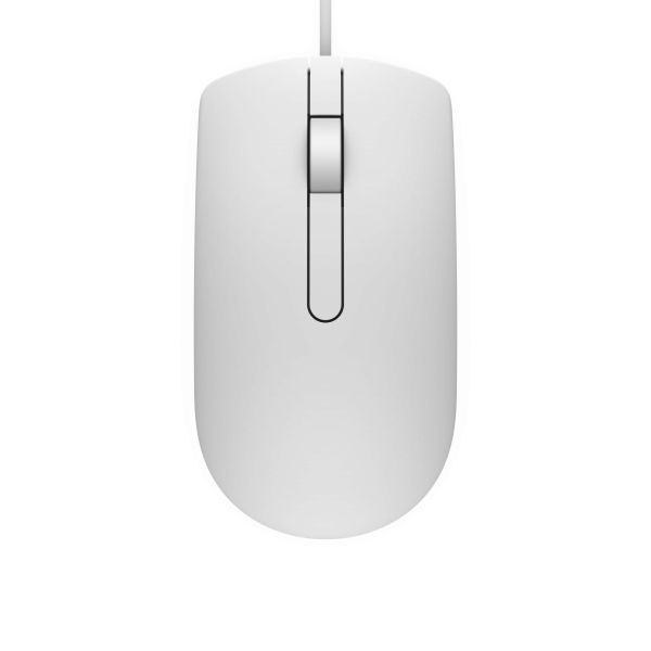 DELL MS116 muis Ambidextrous USB Type-A Optisch 1000 DPI (MS116-WH)