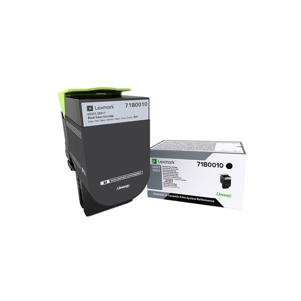 Lexmark 71B0010 tonercartridge 1 stuk(s) Origineel Zwart (71B0010)