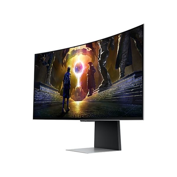 Samsung LS34DG850SUXDU computer monitor 86,4 cm (34") 3440 x 1440 Pixels OLED Zilver (LS34DG850SUXDU)