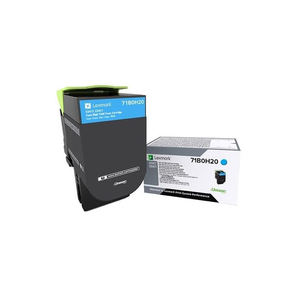 Lexmark 71B0H20 tonercartridge 1 stuk(s) Origineel Cyaan (71B0H20)