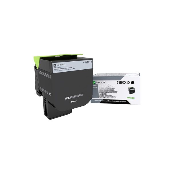 Lexmark 71B0X10 tonercartridge 1 stuk(s) Origineel Zwart (71B0X10)