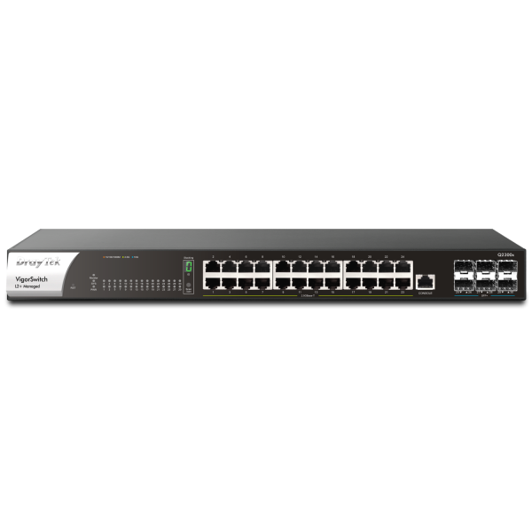 Draytek VigorSwitch Q2300X 24x 10G 6x SFP+ Switch (VSWITCH-Q2300X-DE-AT-CH)