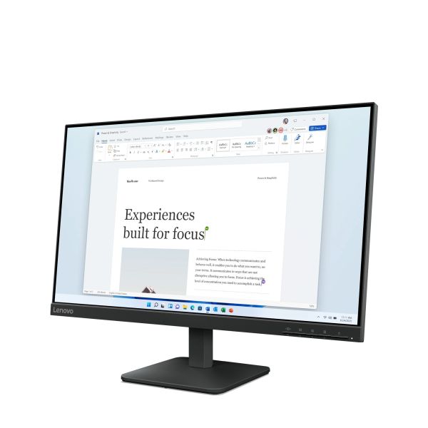 Lenovo L24-4e computer monitor 60,5 cm (23.8") 1920 x 1080 Pixels Full HD LCD Zwart (68C2KAC1EU)