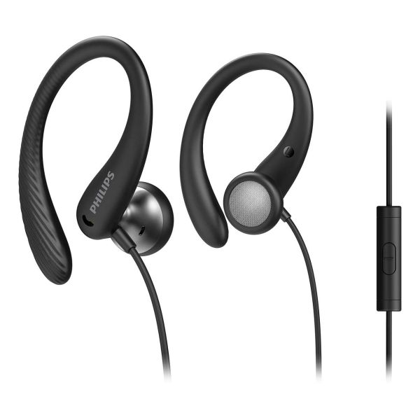 Philips TAA1105BK/00 hoofdtelefoon/headset Bedraad oorhaak, In-ear Sporten Zwart (TAA1105BK/00) Philips TAA1105BK/00 hoofdtelefoon/headset Bedraad oorhaak, In-ear Sporten Zwart (TAA1105BK/00)