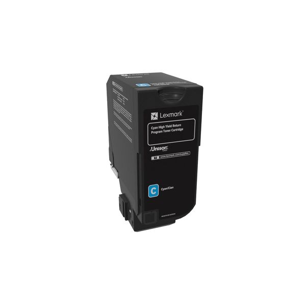 Lexmark 74C2HC0 tonercartridge 1 stuk(s) Origineel Cyaan (74C2HC0)