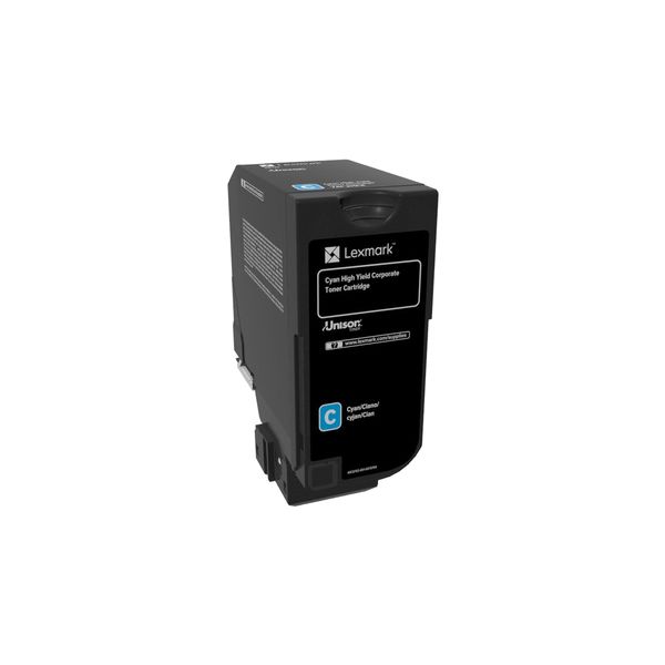 Lexmark 74C2HCE tonercartridge 1 stuk(s) Origineel Cyaan (74C2HCE) Lexmark 74C2HCE tonercartridge 1 stuk(s) Origineel Cyaan (74C2HCE)