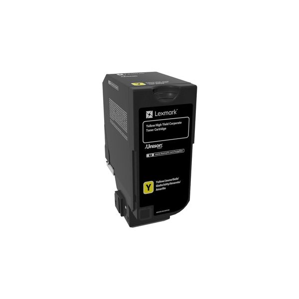 Lexmark 74C2HYE tonercartridge 1 stuk(s) Origineel Geel (74C2HYE)