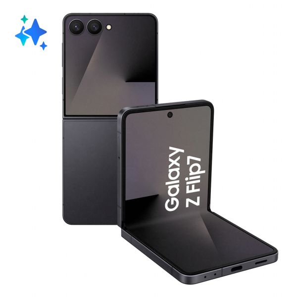Samsung Galaxy Z Flip7 17,3 cm (6.8") 5G 12 GB 256 GB 4300 mAh Zwart (SM-F766BZKGEUE)