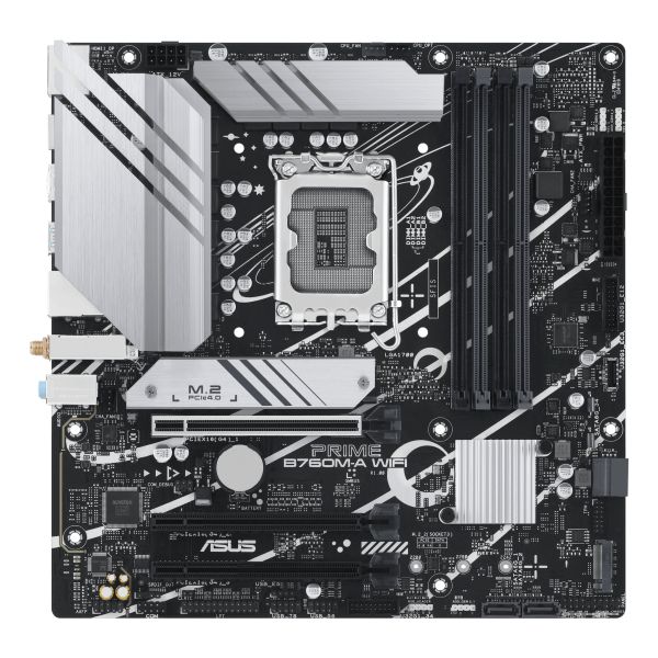 ASUS PRIME B760M-A WIFI Intel B760 LGA 1700 micro ATX (90MB1EL0-M0EAY0) ASUS PRIME B760M-A WIFI Intel B760 LGA 1700 micro ATX (90MB1EL0-M0EAY0)