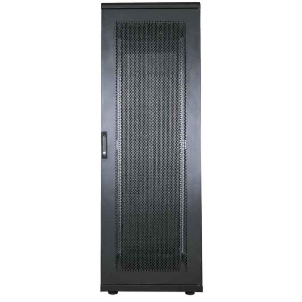 Intellinet 19" serverkast vrijstaand, 42U, 800x1000 mm (breedte x diepte), zwart, bouwpakket (flatpack), max. 1500 kg, meerpuntsdeurslot, 1 slot per zijpaneel, bruikbare diepte 123–773 mm, IP20, staal (713276) Intellinet 19" serverkast vrijstaand, 42U, 800x1000 mm (breedte x diepte), zwart, bouwpakket (flatpack), max. 1500 kg, meerpuntsdeurslot, 1 slot per zijpaneel, bruikbare diepte 123–773 mm, IP20, staal