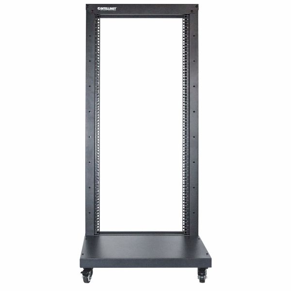 Intellinet 714426 rack 48U Vrijstaande rek Zwart