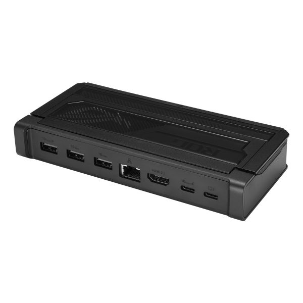 ASUS ROG Bulwark Dock (2025) DG300 dockingstation voor mobiel apparaat Tablet/smartphone/laptop Zwart (90XB0A4N-BDS000)