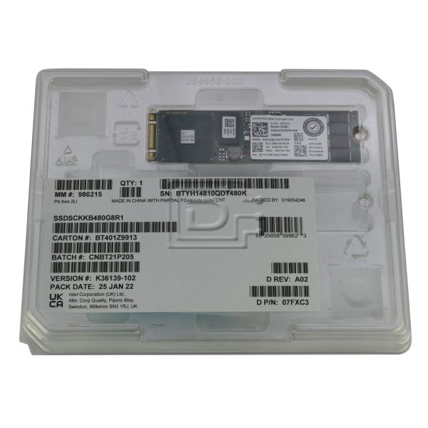 Dell 480GB SSD SATA M.2 for BOSS (07FXC3-RFB)