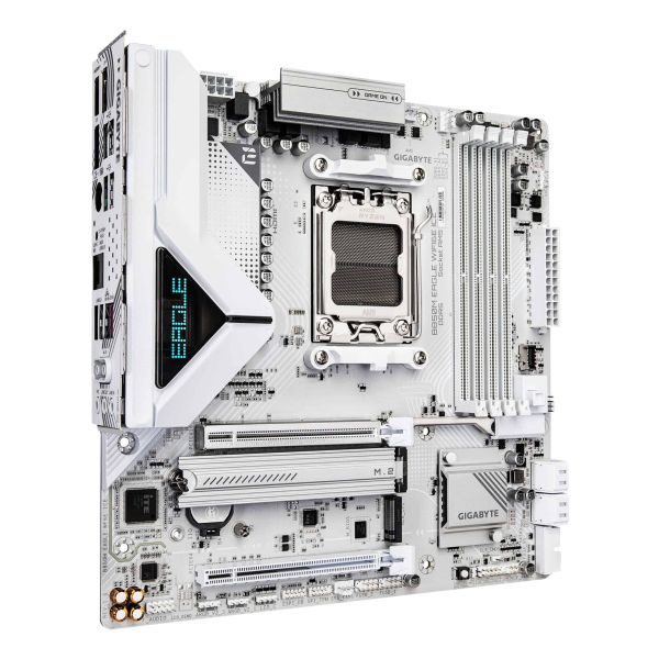 GIGABYTE B850M EAGLE WIFI6E ICE AMD B850 Socket AM5 micro ATX (B850M EAGLE WF6E ICE)  GIGABYTE B850M EAGLE WIFI6E ICE AMD B850 Socket AM5 micro ATX (B850M EAGLE WF6E ICE)
