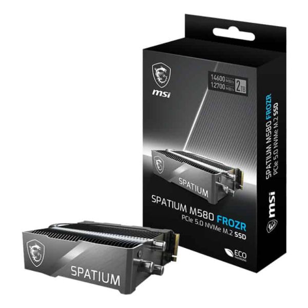 MSI SPATIUM M580 PCIe 5.0 NVMe M.2 FROZR 4TB PCI Express 5.0 3D NAND (S78-440R110-P83)
