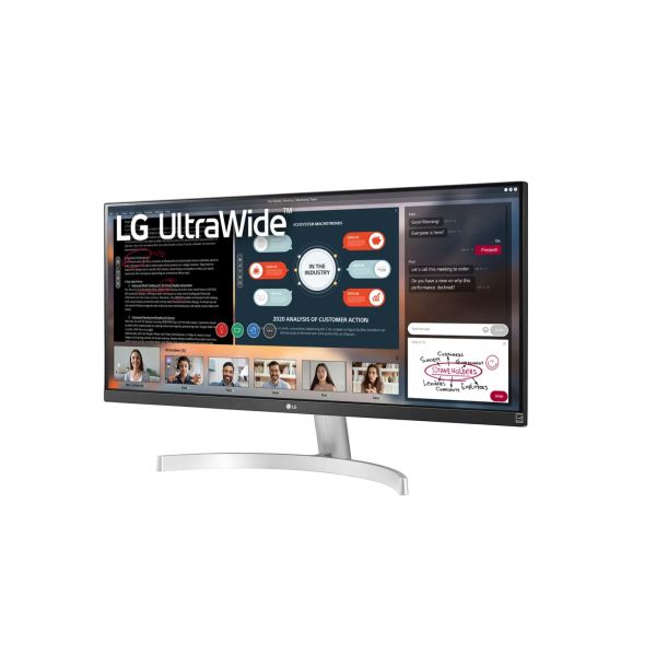 LG 29WN600-W computer monitor 73,7 cm (29") 2560 x 1080 Pixels UltraWide Full HD LED Zilver (29WN600-W)
