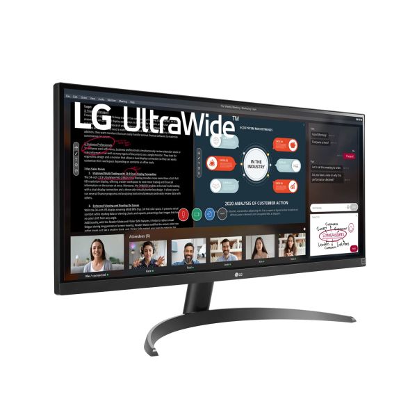 LG 29WP500-B 73,7 cm (29") 2560 x 1080 Pixels UltraWide Full HD LED Zwart (29WP500-B)