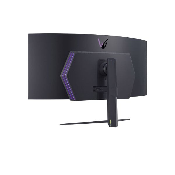 LG 45GR95QE-B computer monitor 113 cm (44.5") 3440 x 1440 Pixels Wide Quad HD OLED Zwart (45GR95QE-B.AEU)
