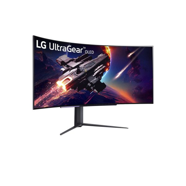 LG 45GR95QE-B computer monitor 113 cm (44.5") 3440 x 1440 Pixels Wide Quad HD OLED Zwart (45GR95QE-B.AEU)
