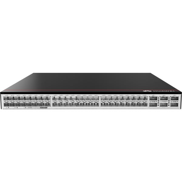 Huawei CloudEngine S6730-H48X6C-V2 Managed L2 Power over Ethernet (PoE) 1U Zwart, Zilver (S6730-H48X6C-V2)