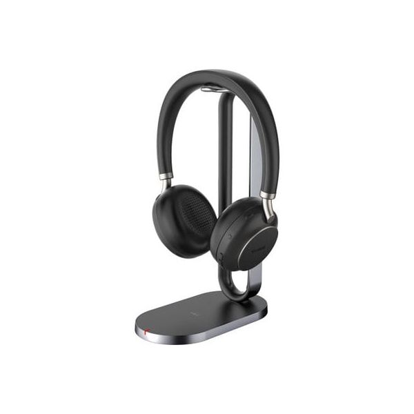 Yealink BH76 Headset Draadloos Hoofdband Oproepen/muziek USB Type-A Bluetooth Oplaadhouder Zwart (1208625)