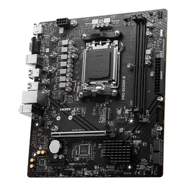 MSI PRO B650M-B moederbord AMD B650 Socket AM5 micro ATX