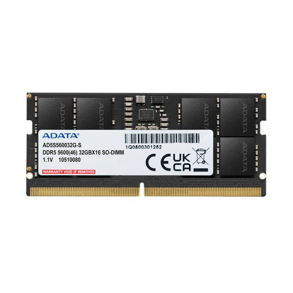 ADATA Premier geheugenmodule 16 GB 1 x 16 GB DDR5 ECC (AD5S560016G-S) ADATA Premier geheugenmodule 16 GB 1 x 16 GB DDR5 ECC (AD5S560016G-S)