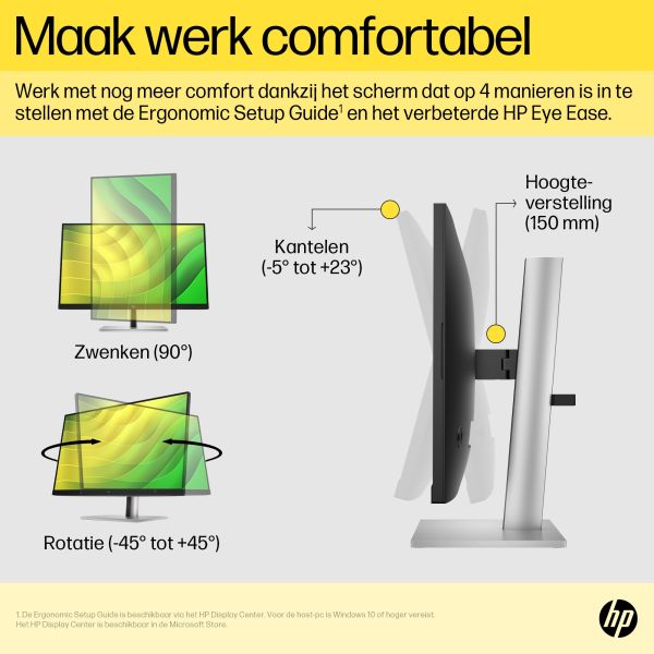 HP E24q G5 QHD-monitor (6N4F1AA)
