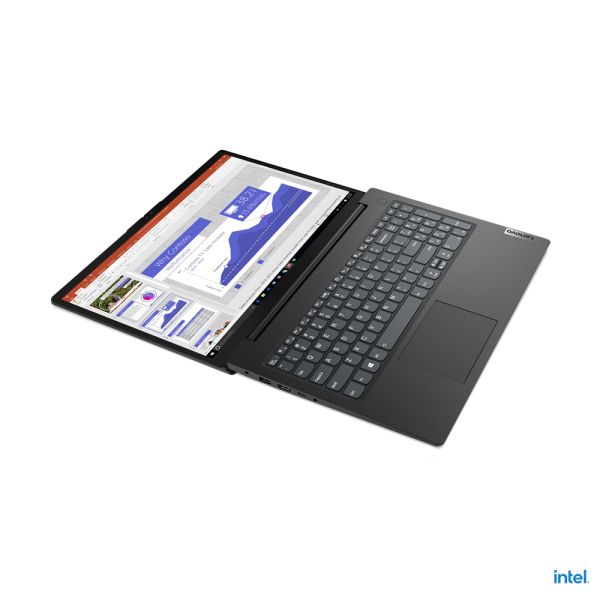 Lenovo V15 Intel® Celeron® N N4500 Laptop 39,6 cm (15.6") Full HD 8 GB DDR4-SDRAM 256 GB SSD Wi-Fi 5 (802.11ac) Gratis DOS Zwart (82QY00PEIX)