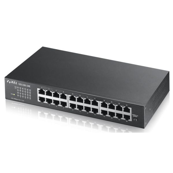 Zyxel GS1100-24E Zwart (GS1100-24E-EU0101F)
