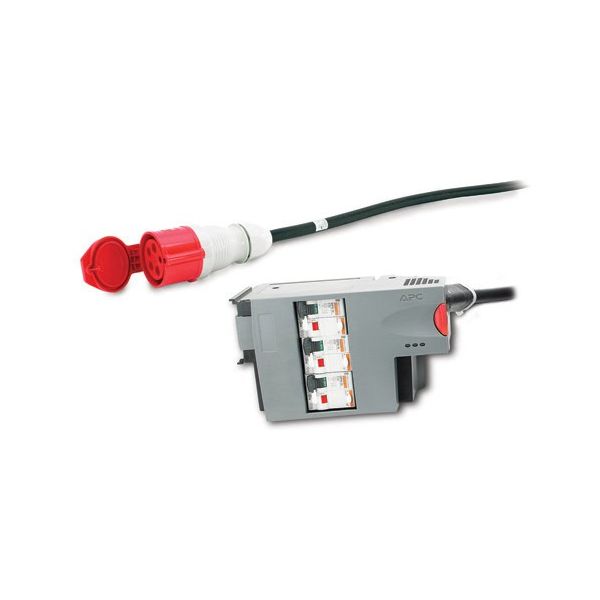 APC Stroomverdelingsmodule 3-polig 5-draads RCD 32A 30mA IEC309 500CM (PDM332IEC-30R-500)