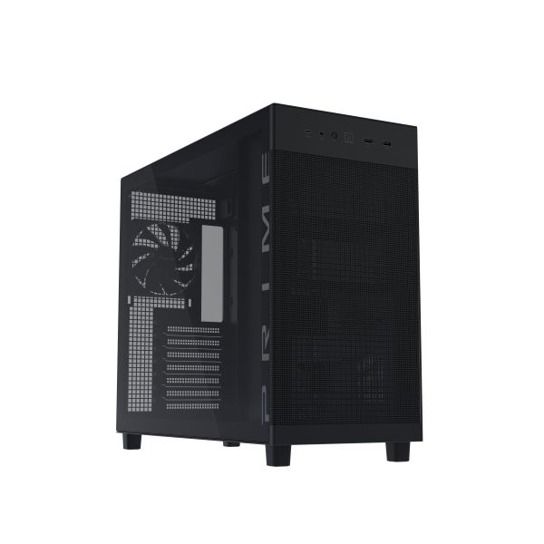 ASUS PRIME AP303 TG Black Midi Tower Zwart (90DC00V0-B39010) ASUS PRIME AP303 TG Black Midi Tower Zwart (90DC00V0-B39010)