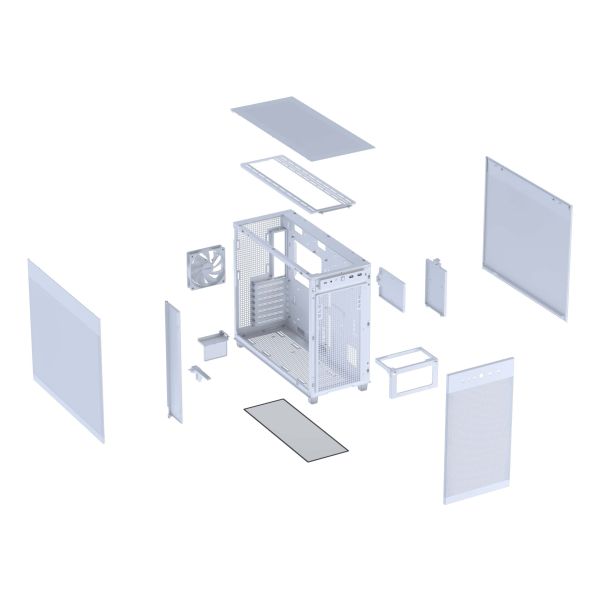 ASUS PRIME AP303 Mesh Midi Tower Wit (90DC00V3-B39000) ASUS PRIME AP303 Mesh Midi Tower Wit (90DC00V3-B39000)