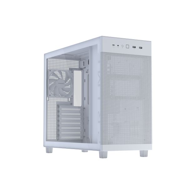 ASUS PRIME AP303 TG White Midi Tower Wit (90DC00V3-B39010)
