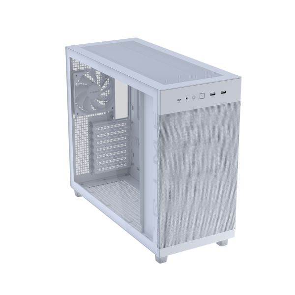 ASUS PRIME AP303 TG White Midi Tower Wit (90DC00V3-B39010)