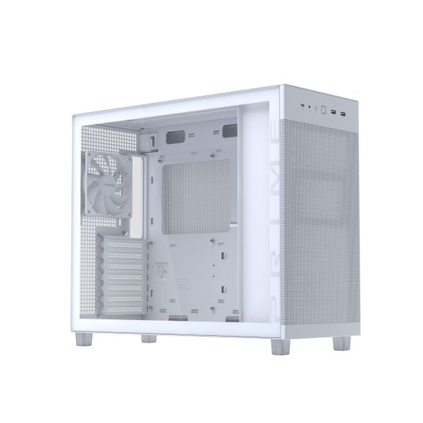 ASUS PRIME AP303 TG White Midi Tower Wit (90DC00V3-B39010)