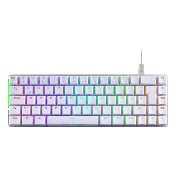 ASUS M602 FALCHION ACE/NXRD/WHT/US/PBT toetsenbord Gamen USB Wit (90MP0346-BKUA11)