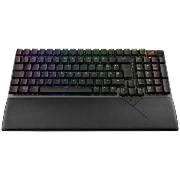 ASUS ROG Strix Scope II 96 Wireless toetsenbord Gamen USB + RF Wireless + Bluetooth QWERTY Amerikaans Engels Zwart (90MP037A-BKUA01)