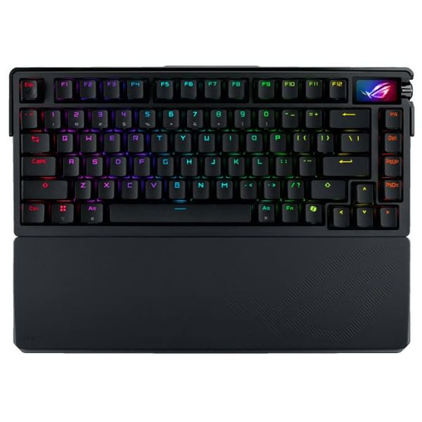 ASUS ROG Azoth Extreme toetsenbord Gamen USB + RF Wireless + Bluetooth QWERTY Engels Zwart (90MP03MA-BKUA01)