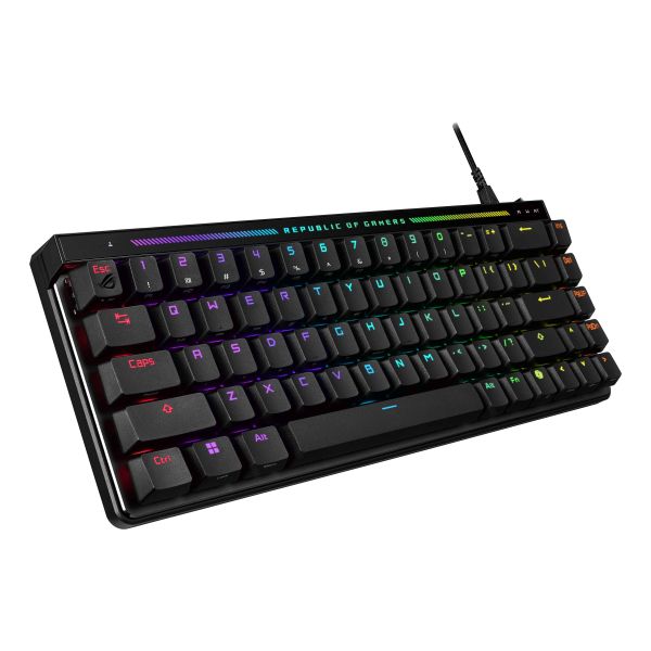 ASUS M605 ROG FALCHION ACE HFX/HFX/US/PBT toetsenbord Gamen USB QWERTY US International Zwart (90MP03VE-BKUA20)