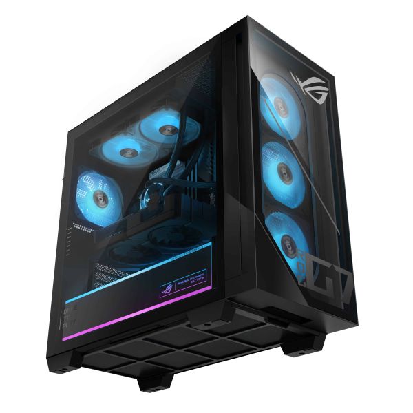 ASUS ROG G700 GM700TZ-R9800X064W AMD Ryzen™ 7 9800X3D 64 GB DDR5-SDRAM 1 TB SSD NVIDIA GeForce RTX 5070 Windows 11 Home Tower PC Zwart (90PF05T1-M00E90)  ASUS ROG G700 GM700TZ-R9800X064W AMD Ryzen™ 7 9800X3D 64 GB DDR5-SDRAM 1 TB SSD NVIDIA GeForce RTX 5070 Windows 11 Home Tower PC Zwart (90PF05T1-M00E90)