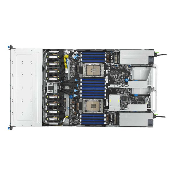 ASUS RS700-E12-RS12U Rack (1U) Zwart, Staal (90SF03S1-M00160)