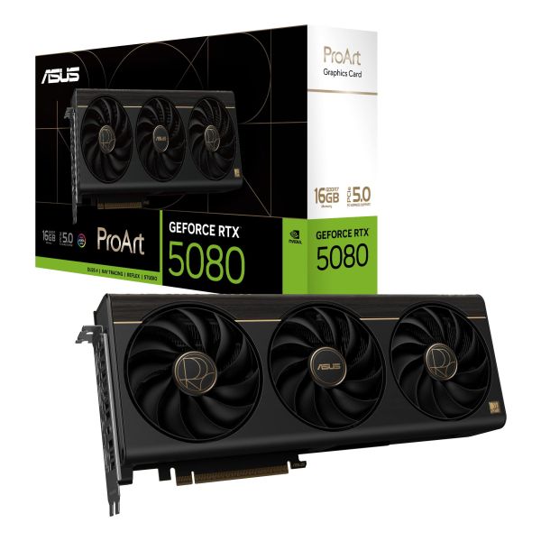 ASUS ProArt -RTX5080-16G NVIDIA GeForce RTX 5080 16 GB GDDR7 (90YV0N31-M0NA00)