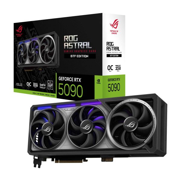 ASUS ROG-ASTRAL-RTX5090-O32G-BTF-GAMING NVIDIA GeForce RTX 5090 32 GB GDDR7 (90YV0NF0-M0NA00) ASUS ROG-ASTRAL-RTX5090-O32G-BTF-GAMING NVIDIA GeForce RTX 5090 32 GB GDDR7 (90YV0NF0-M0NA00)