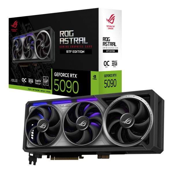 ASUS ROG Astral - -RTX5090-O32G-BTF-GAMING NVIDIA GeForce RTX 5090 32 GB GDDR7 (90YV0NF0-M0NA00) ASUS ROG Astral - -RTX5090-O32G-BTF-GAMING NVIDIA GeForce RTX 5090 32 GB GDDR7 (90YV0NF0-M0NA00)