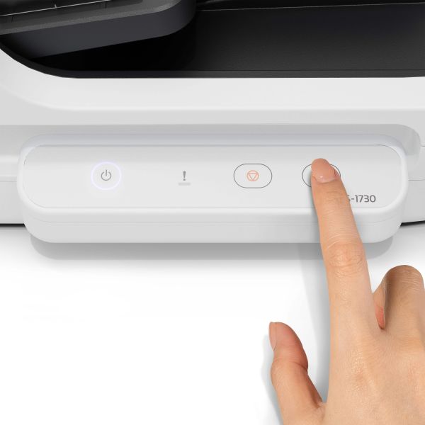 Epson WorkForce DS-1730 Flatbed-/ADF-scanner 1200 x 1200 DPI A4 Zwart, Wit (B11B273401)